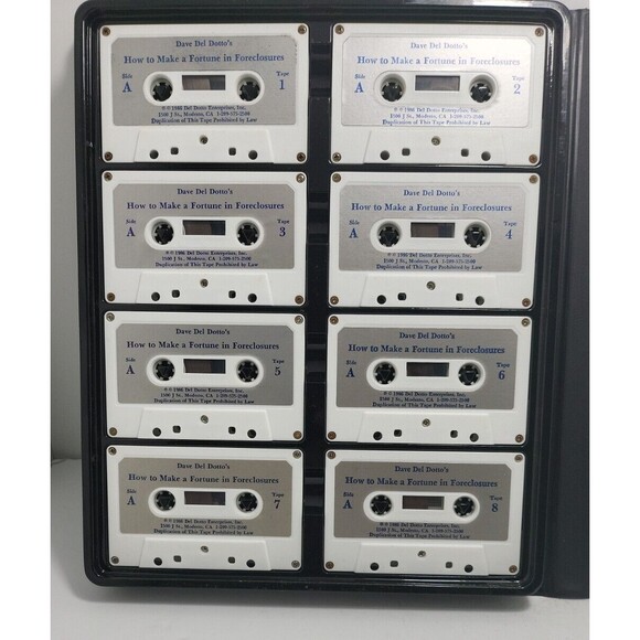 Dave Del Dotto’s Cash Flow Expo Library-Complete 16 Audio Cassette Tapes-1986 - Picture 3 of 7